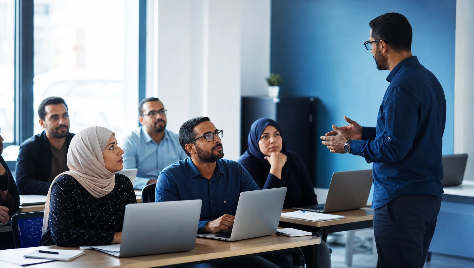 Session de formation pour adultes en centre de formation